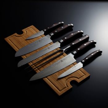 Santoku kés, 17 cm